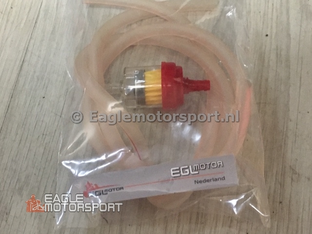 Benzine slang (blank) + filter met magneet